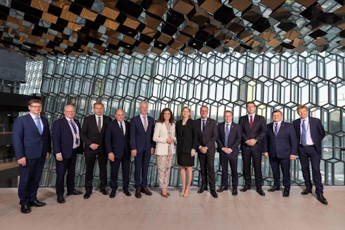 Defence Ministers of the Northern Group at their meeting in Reykjavik
