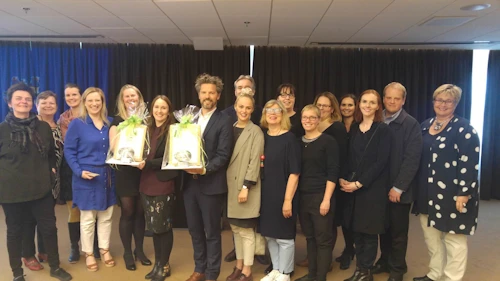 Frá afhendingu jafnréttisviðurkenningarinnar