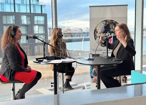 Svandís Svavarsdóttir í viðtali við hlaðvarpsþáttinn „Ekkert rusl“.
