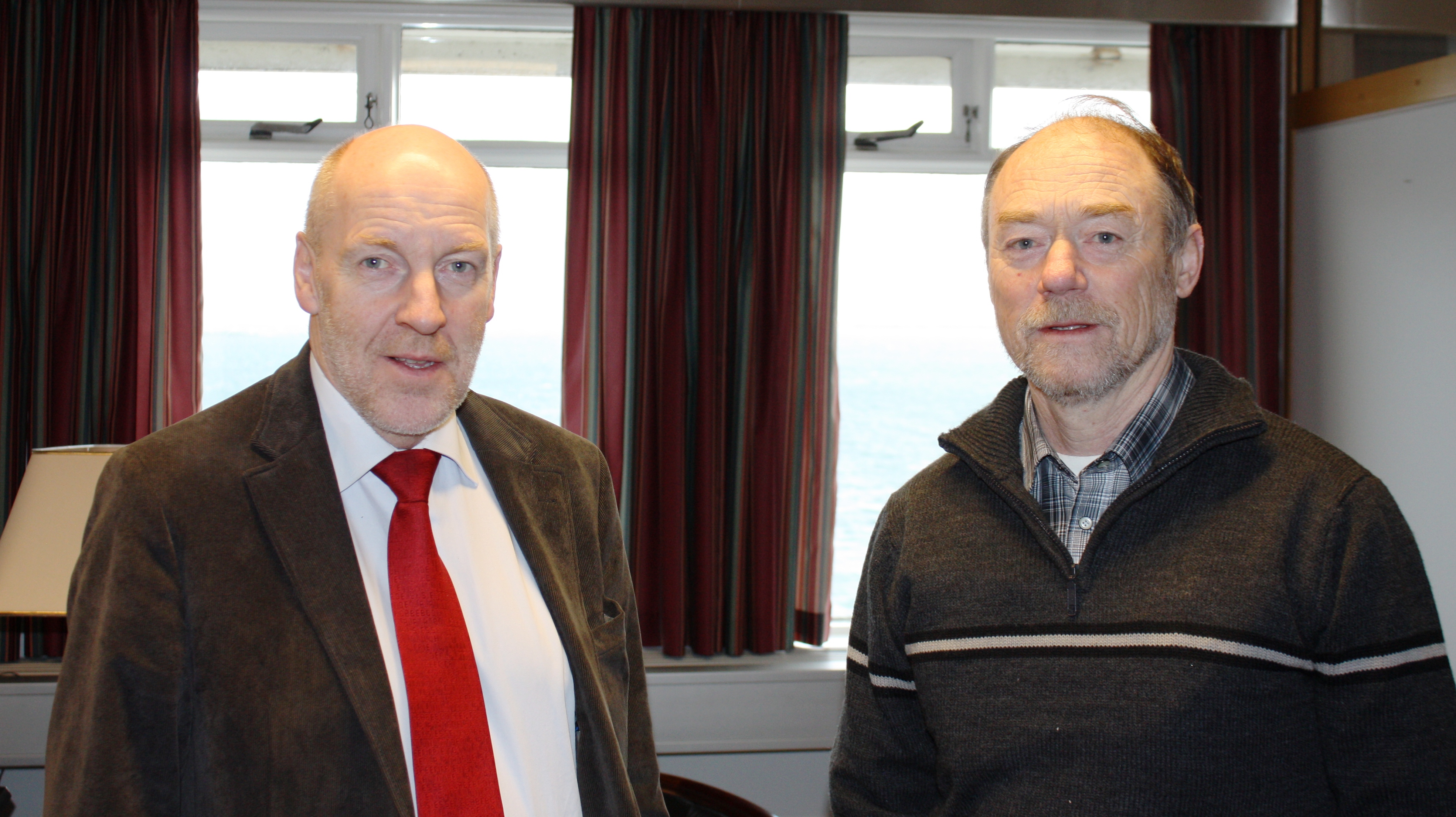 Steingrímur J. Sigfússon og Lars Nilsen
