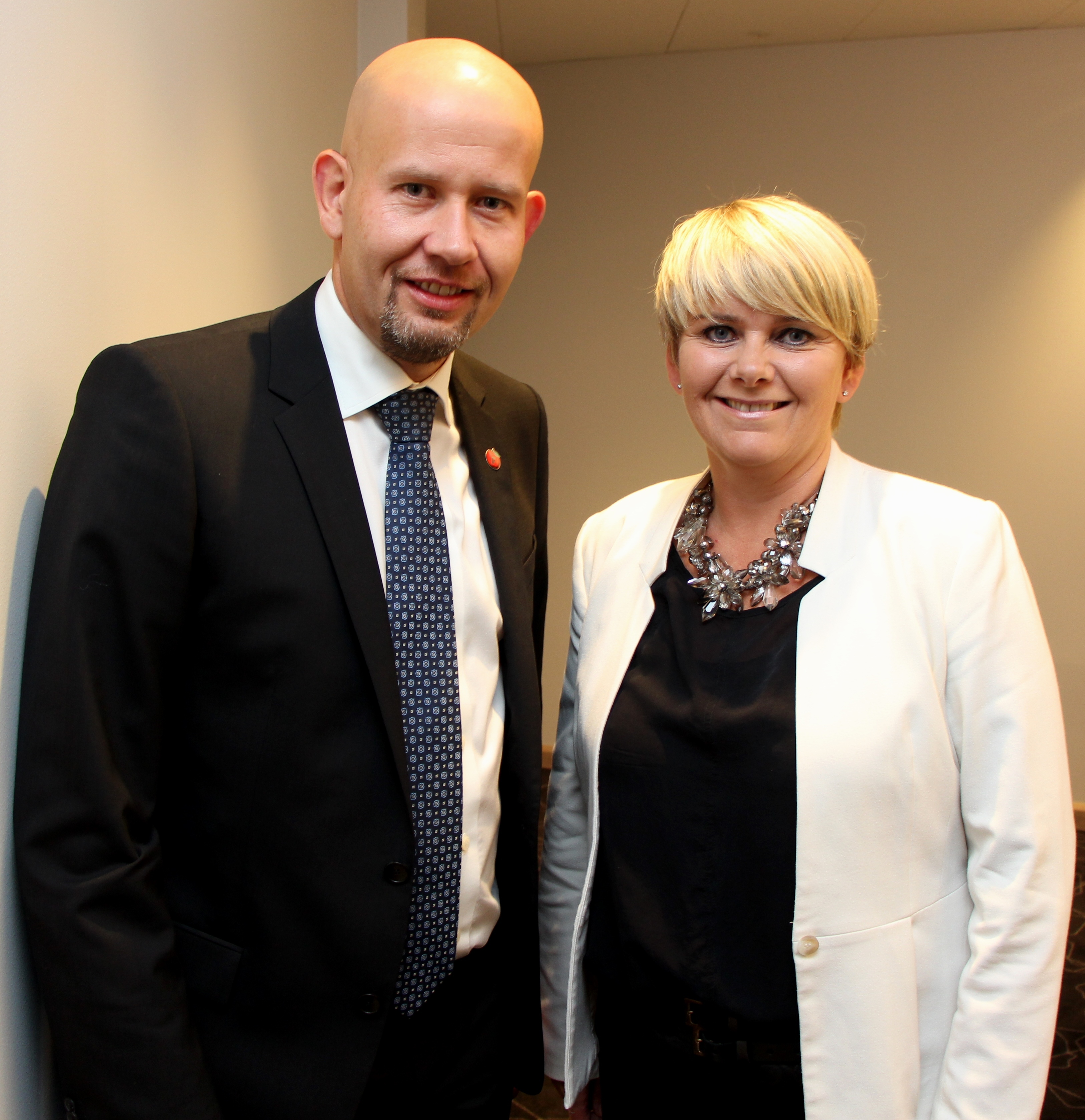 Ragnheiður Elín og Tord André Lien